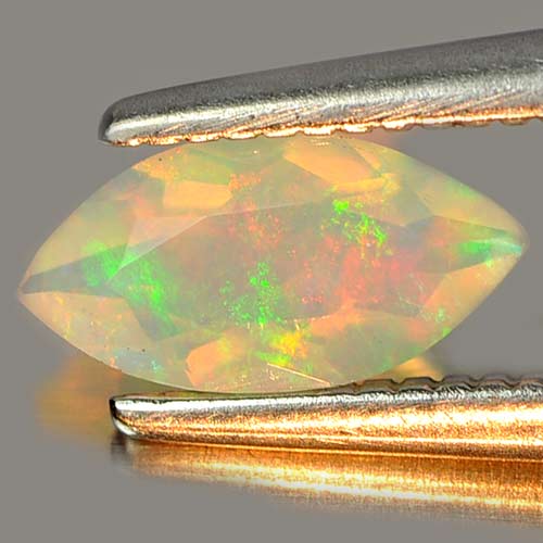 0.32 Ct. Marquise Natural Gem Multi Color Play Of Colour Opal Unheated