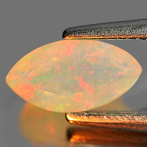 0.40 Ct. Nice Gem Natural Multi Color Play Of Colour Opal Marquise Shape