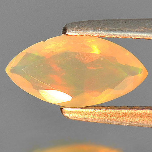 0.54 Ct. Sz 10 x 5 Mm. Marquise Natural Gem Multi Color Play Of Colour Opal