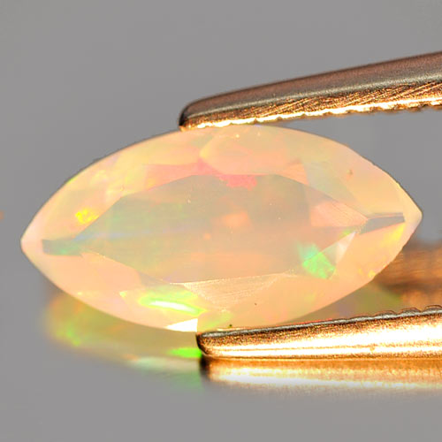 0.49 Ct. Beautiful Marquise Natural Gem Multi Color Play Of Colour Opal